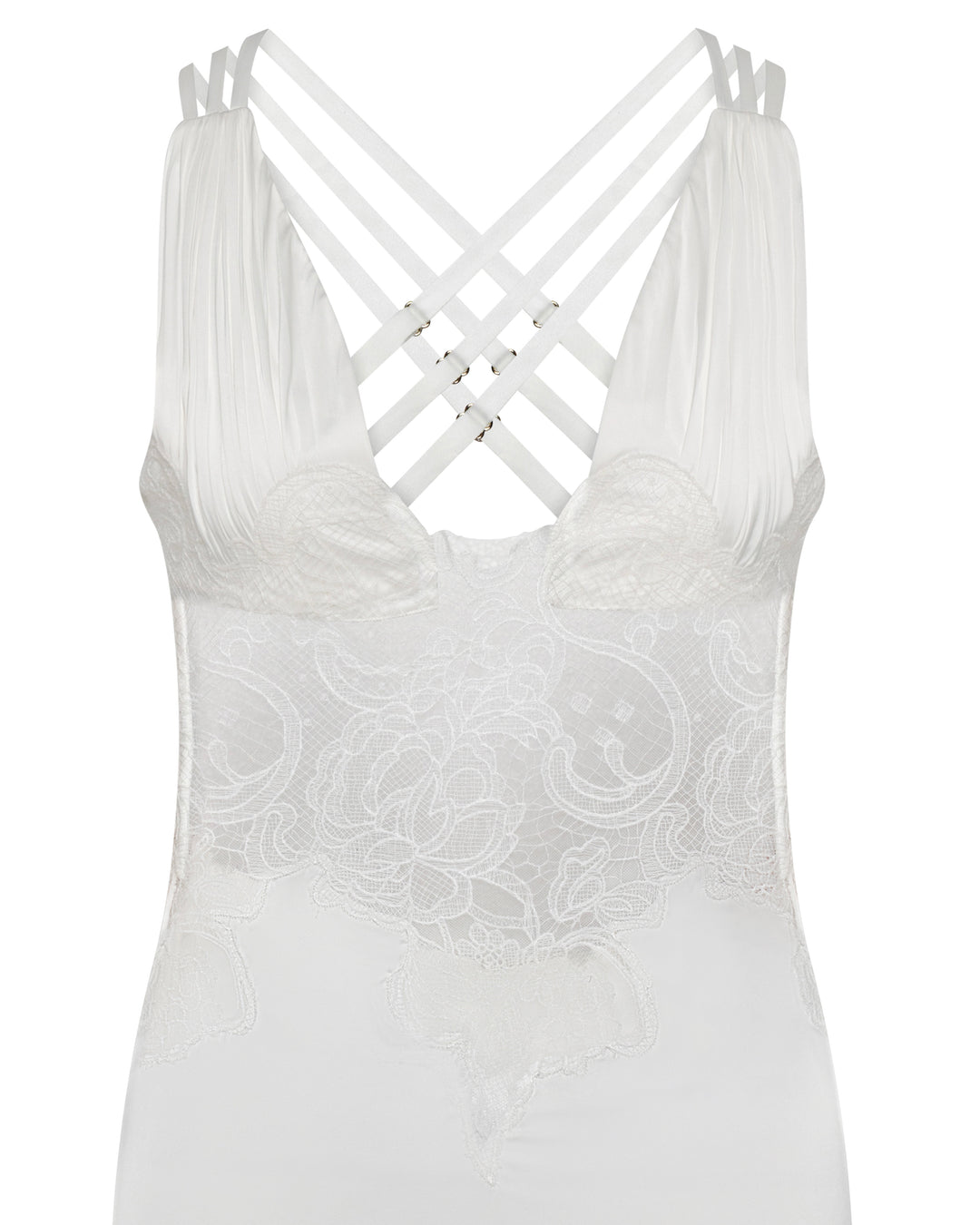 Gianna Dress in White Midi