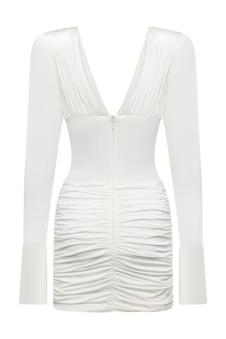 Georgia Dress in White