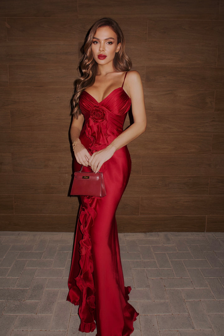 Lilibeth Dress in Burgundy
