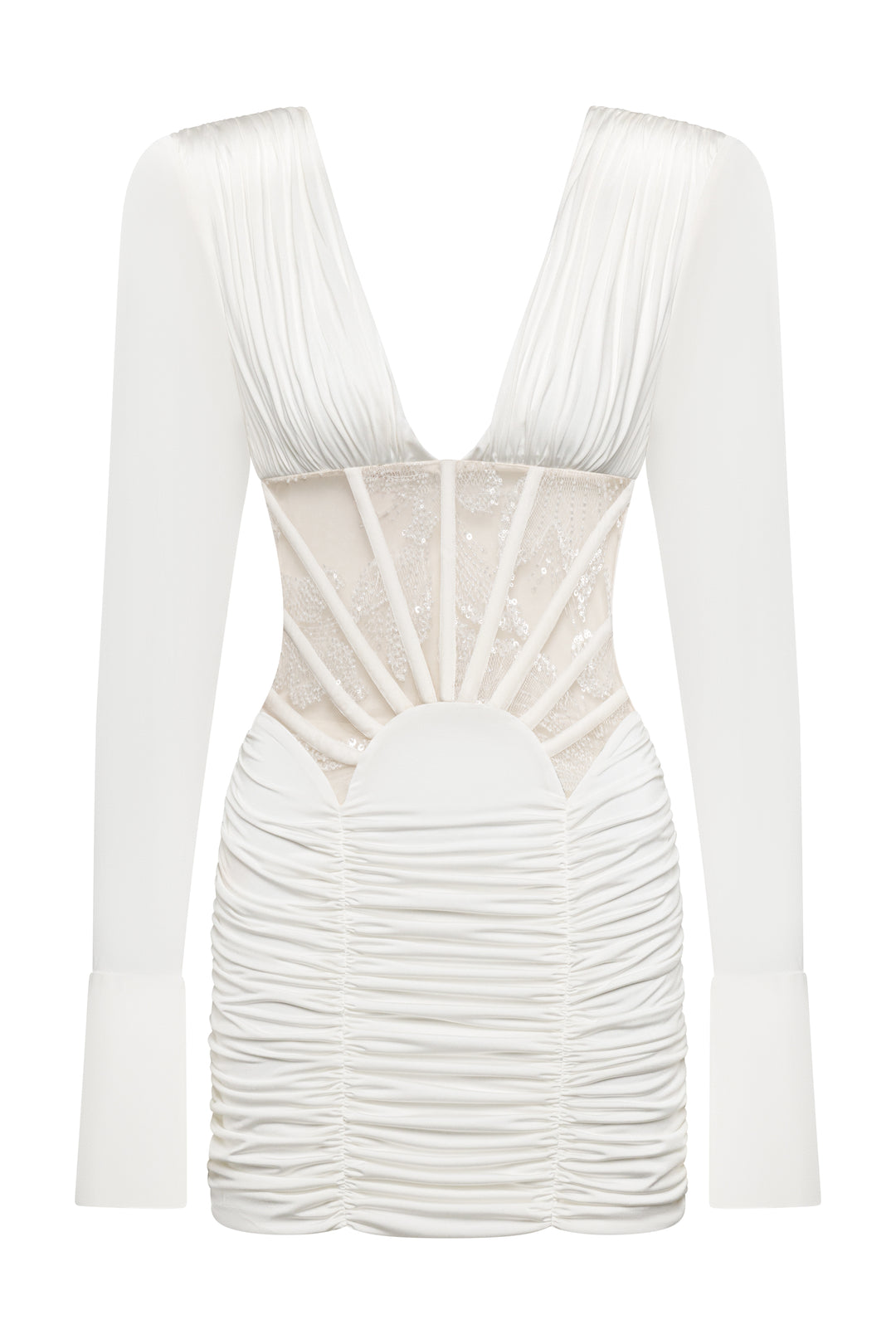 Georgia Dress in White