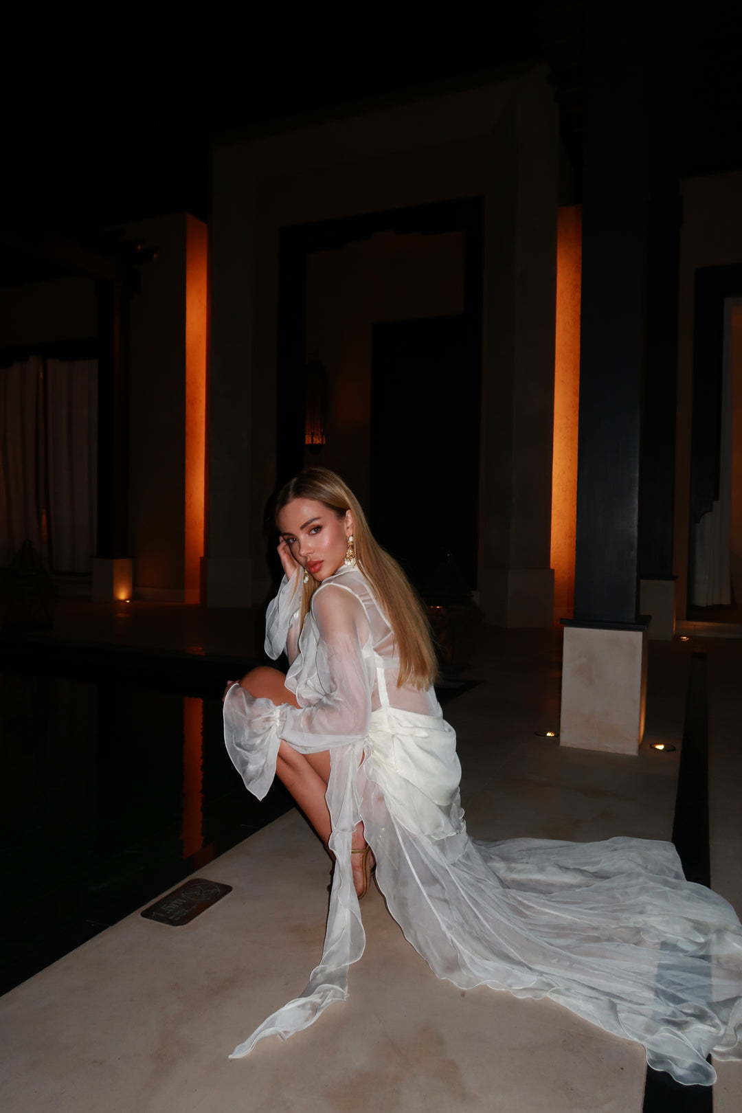 Gia Dress in Off White