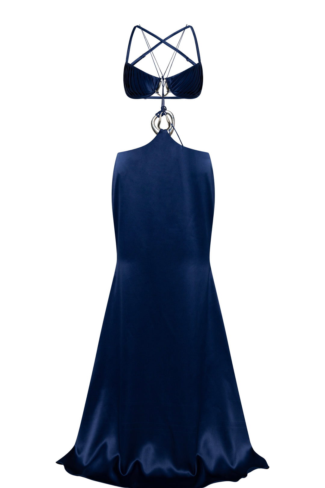Midnight Dress with Buckles