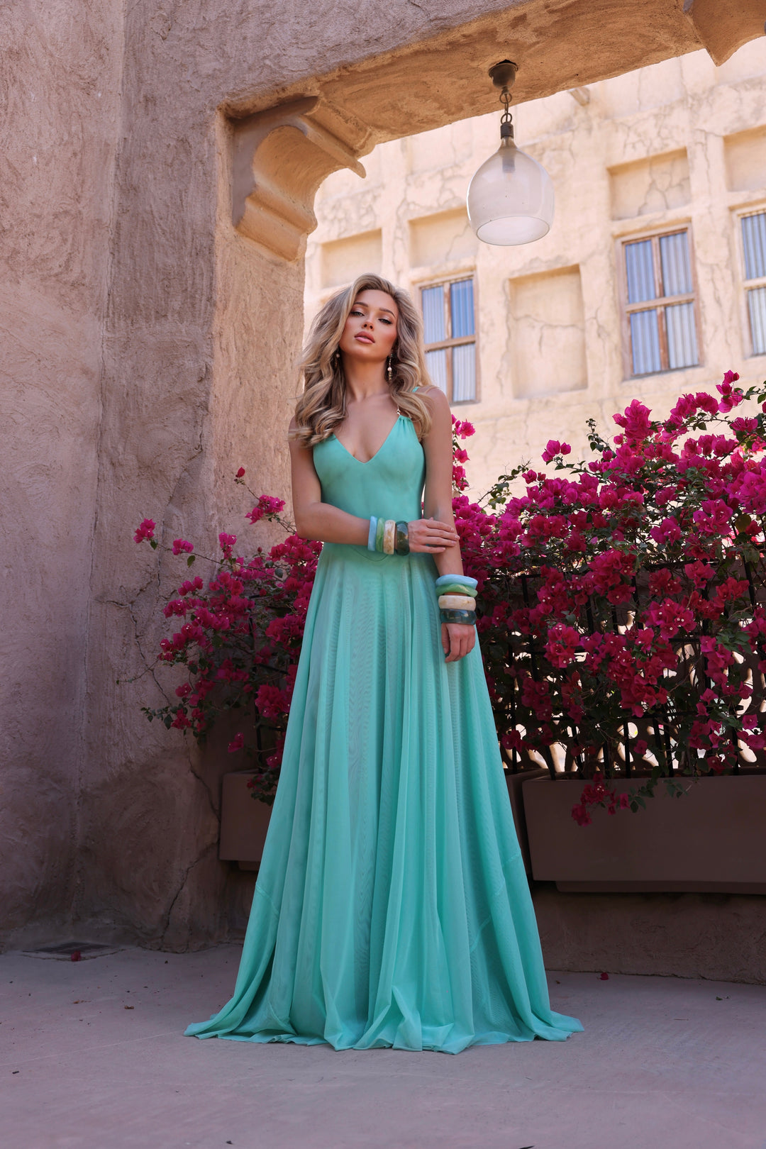 Kendal Dress in Mint Color