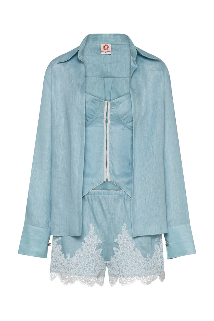 Full Set Linen in Blue