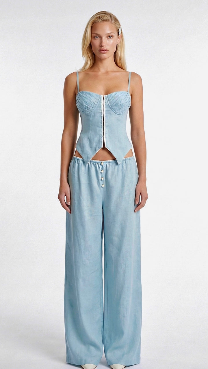 Linen Set with Trousers