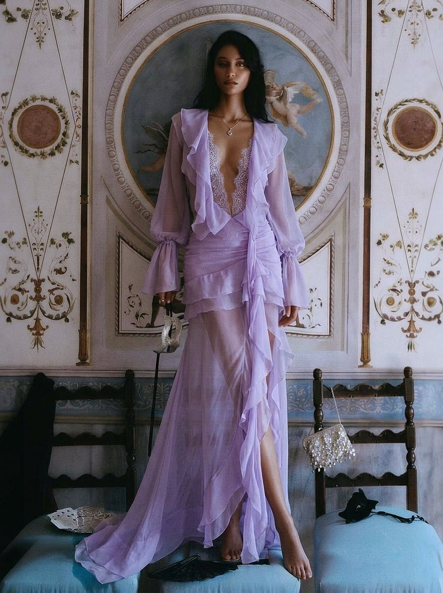 Gia Dress in Lilac