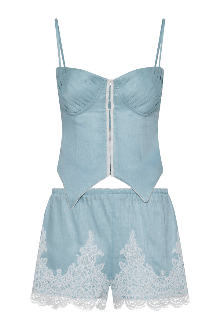 Linen Set with Shorts