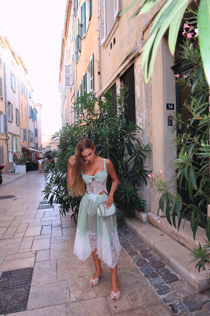 Chiffon Set in Mint