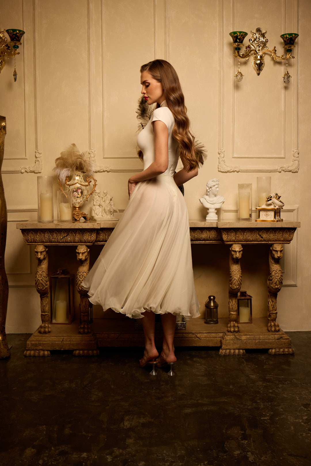 Marilyn Dress in White