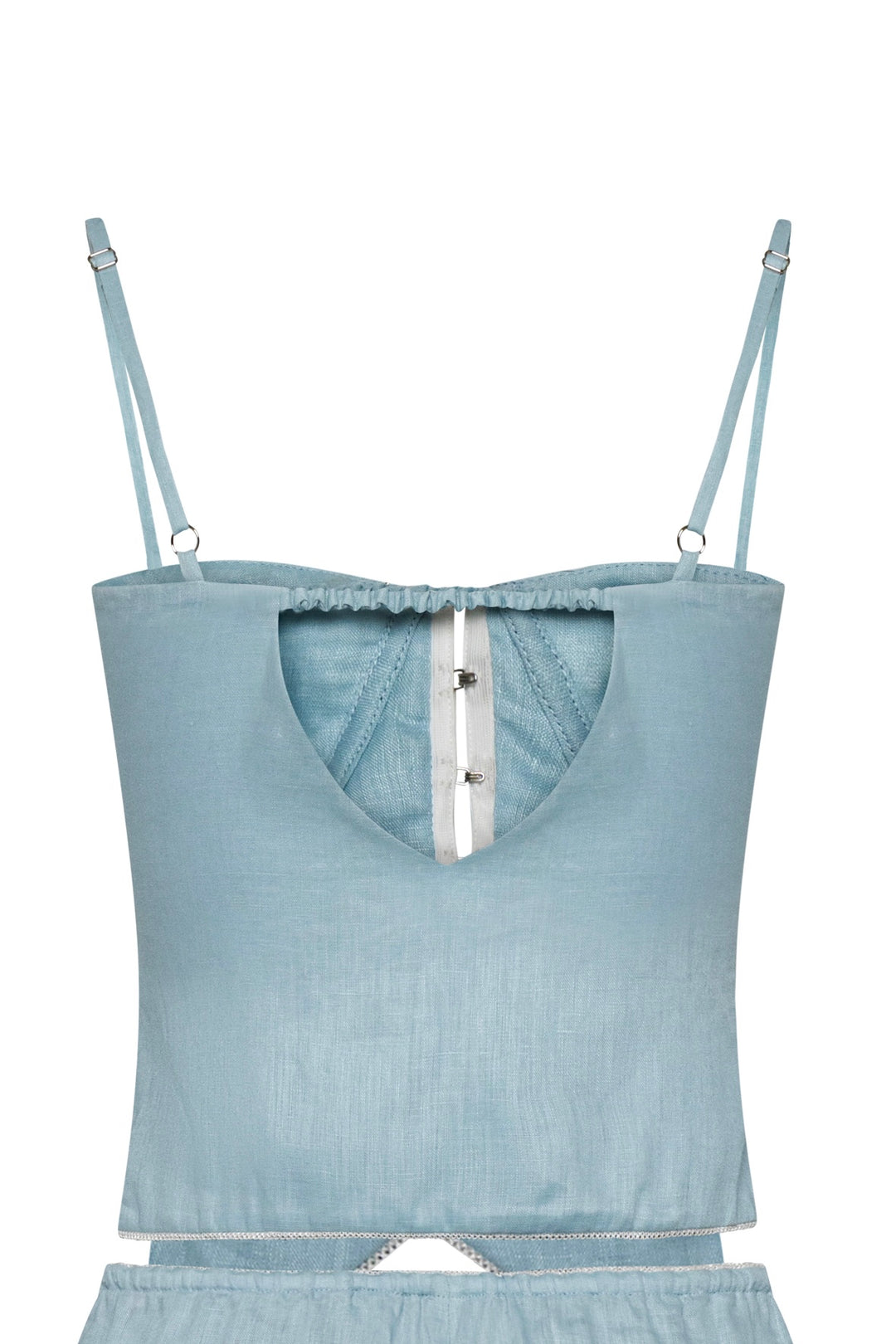 Linen Top in Blue