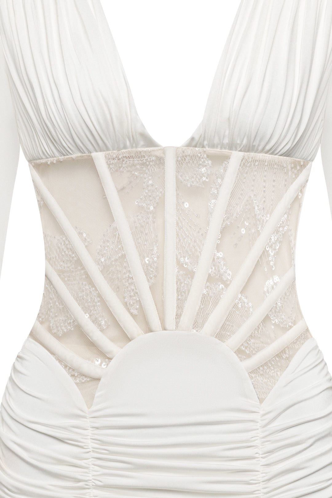 Georgia Dress in White