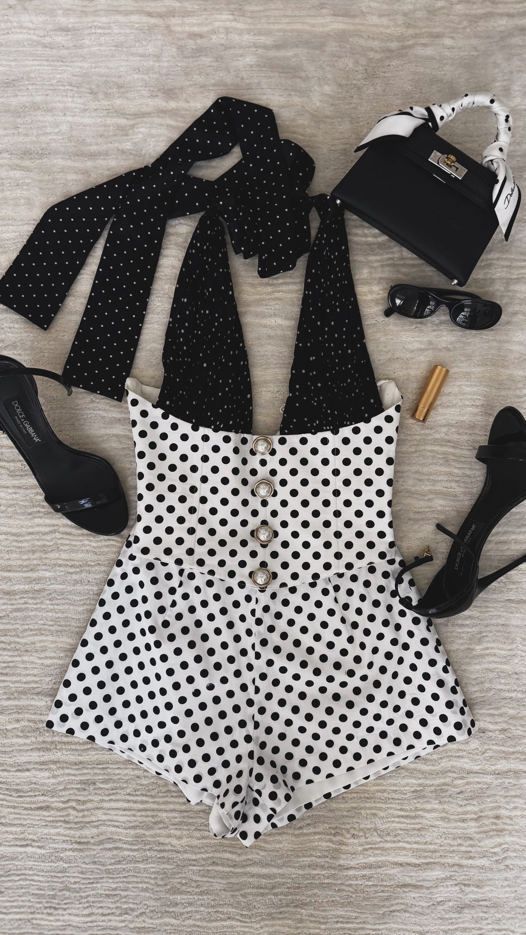 Melania Set Polka Dot